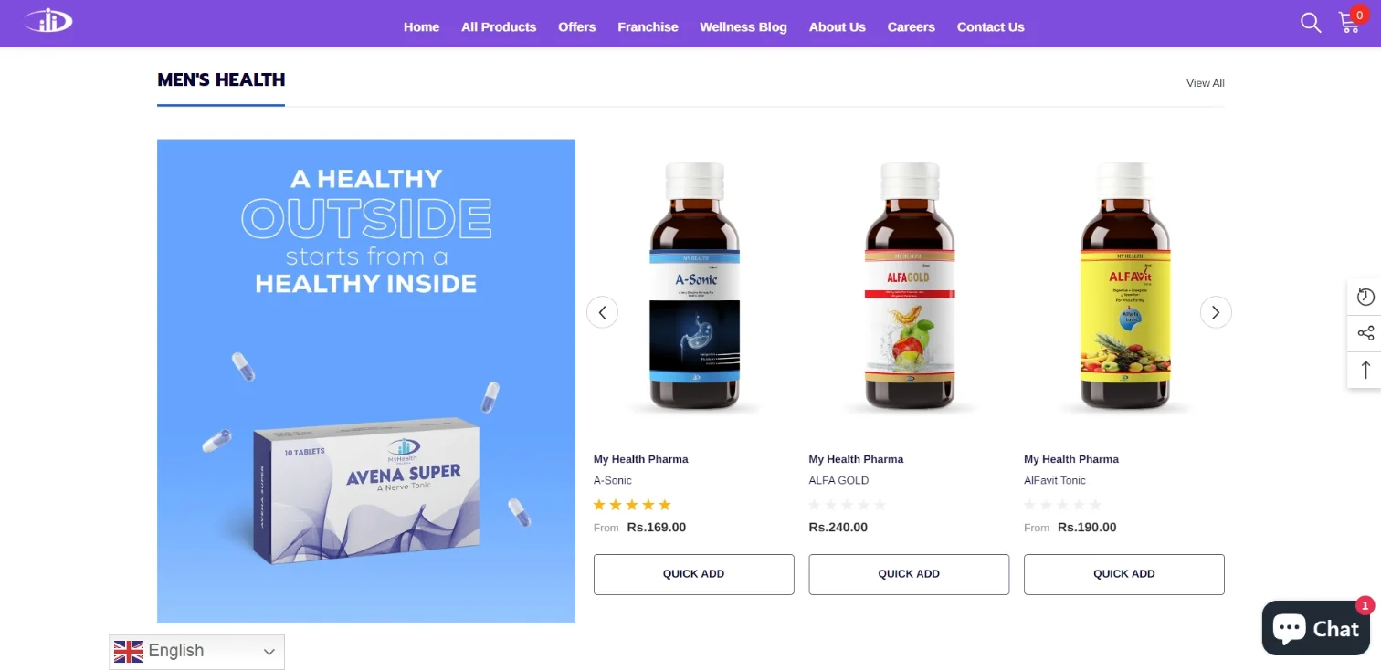 My Health Pharmaceutical — screenshot 1