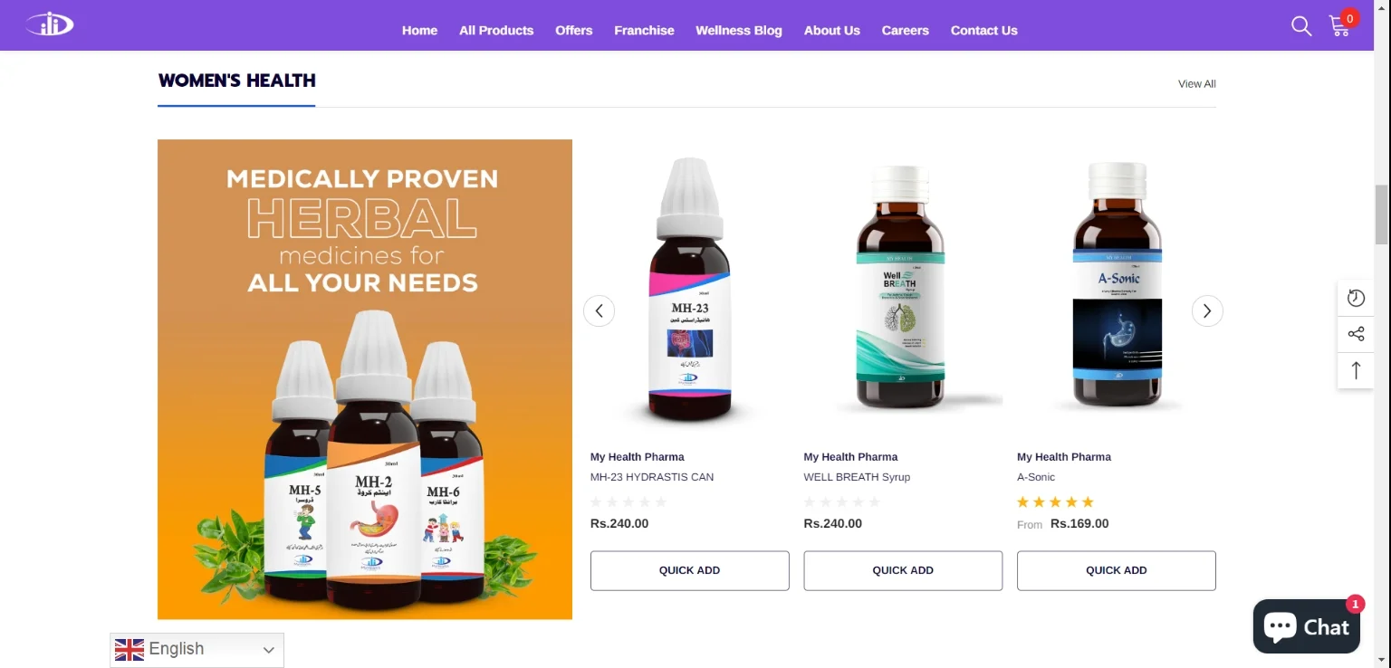 My Health Pharmaceutical — screenshot 2