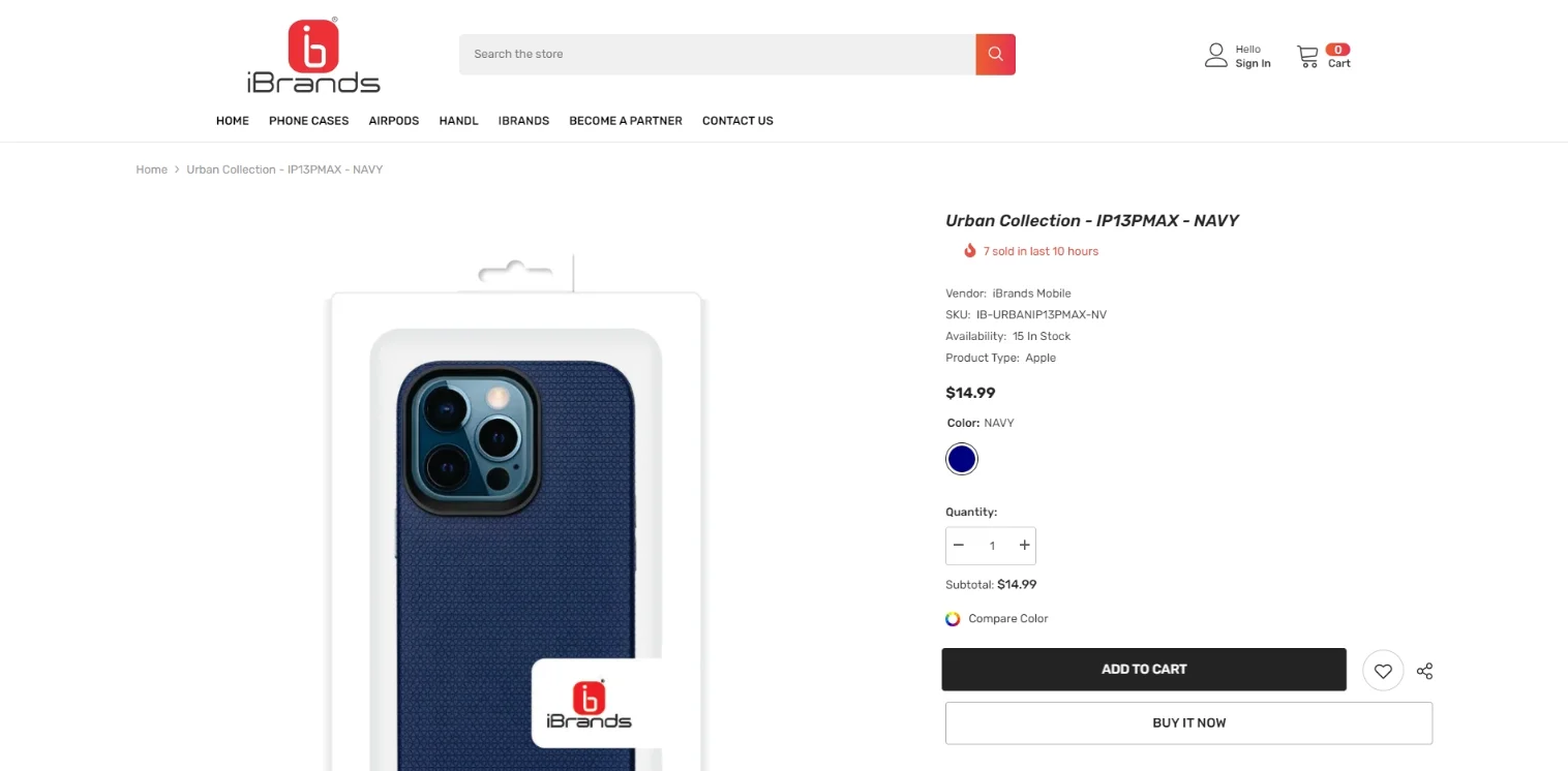 ibrands Mobile Accessories Store — screenshot 1