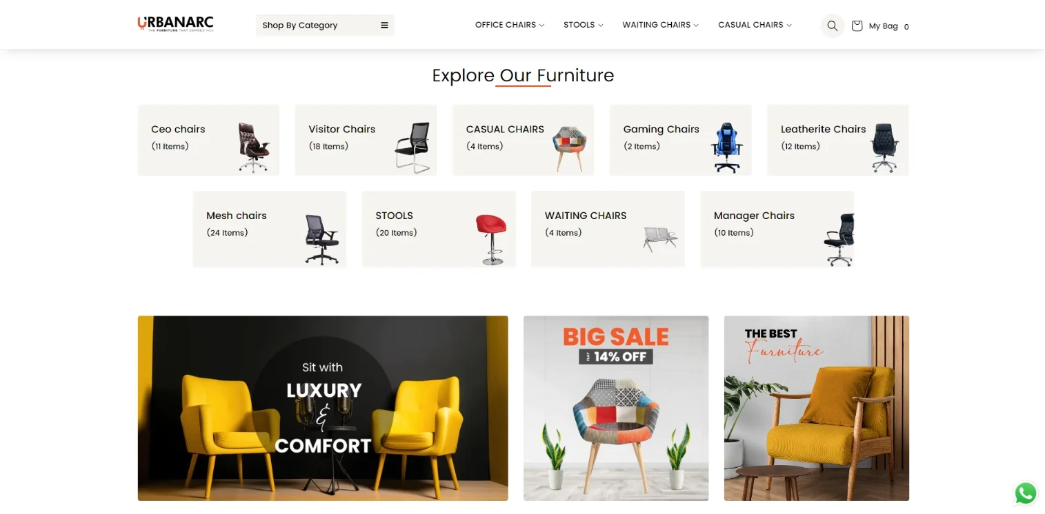 UrbanArc Furniture Store — screenshot 4