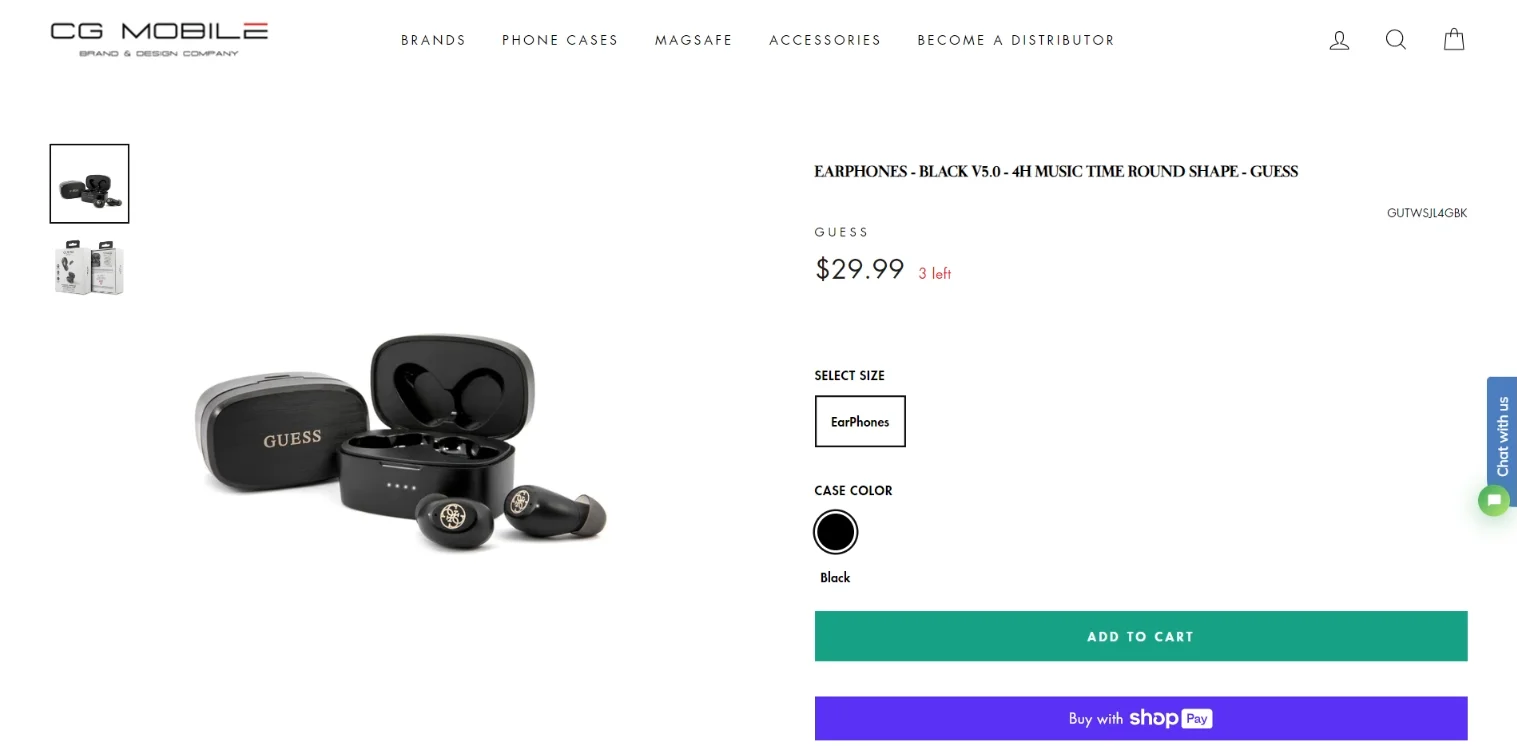 CG Mobile Case & Accessories Store — screenshot 1