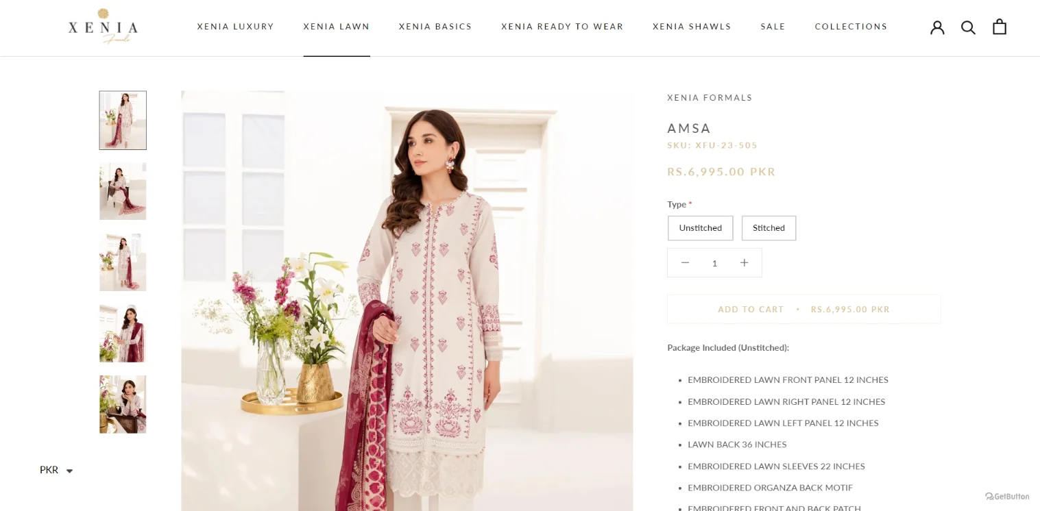 Xenia Formals Women Clothes Store — screenshot 1