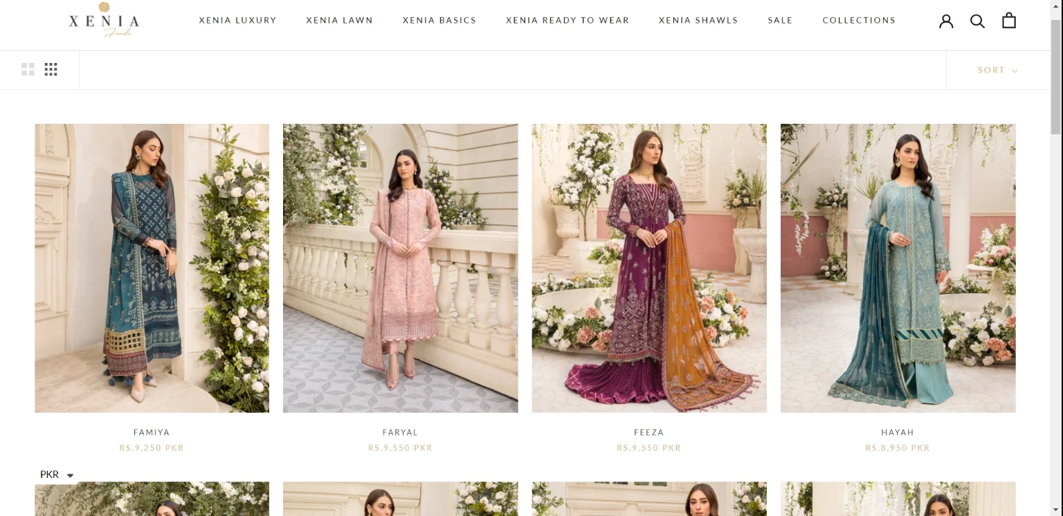 Xenia Formals Women Clothes Store — screenshot 2