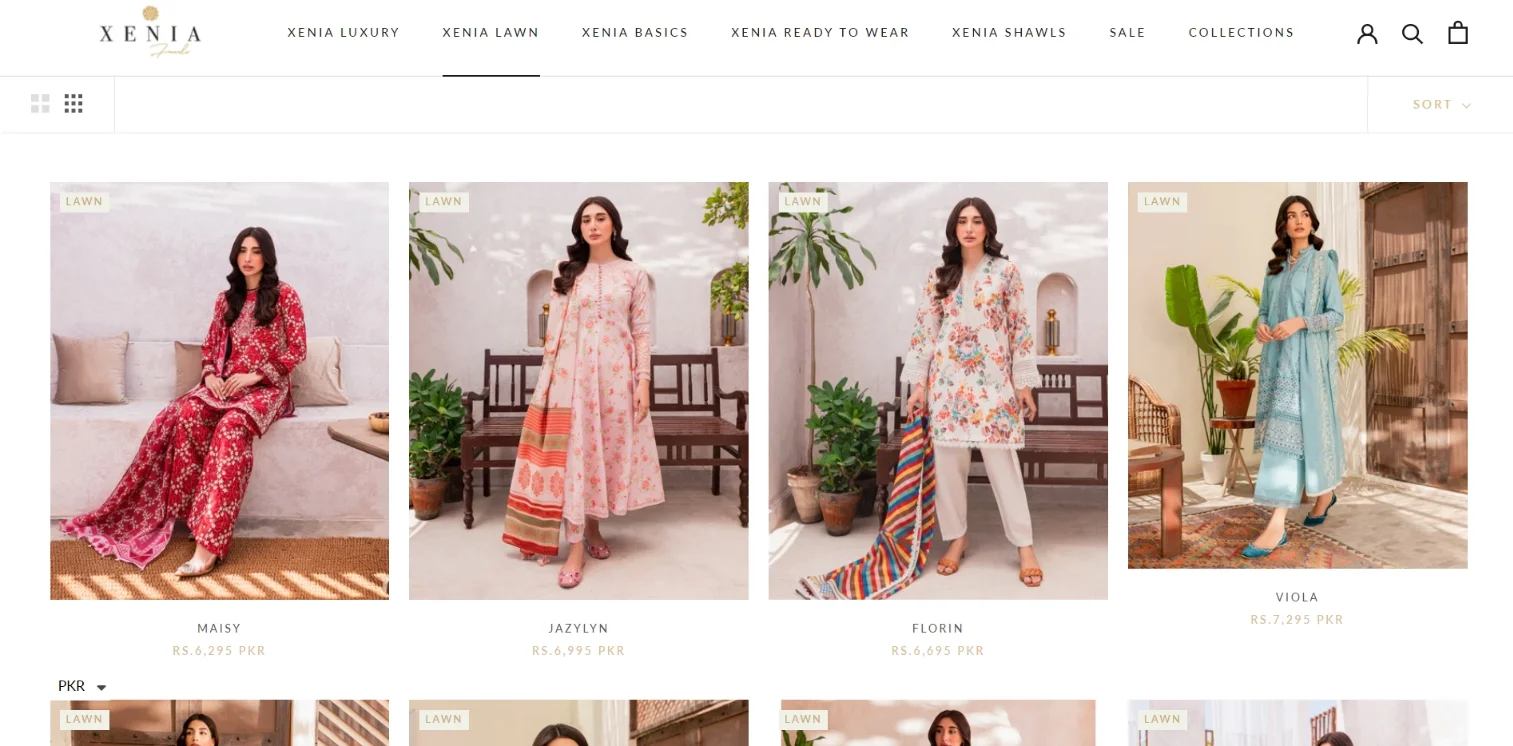 Xenia Formals Women Clothes Store — screenshot 4