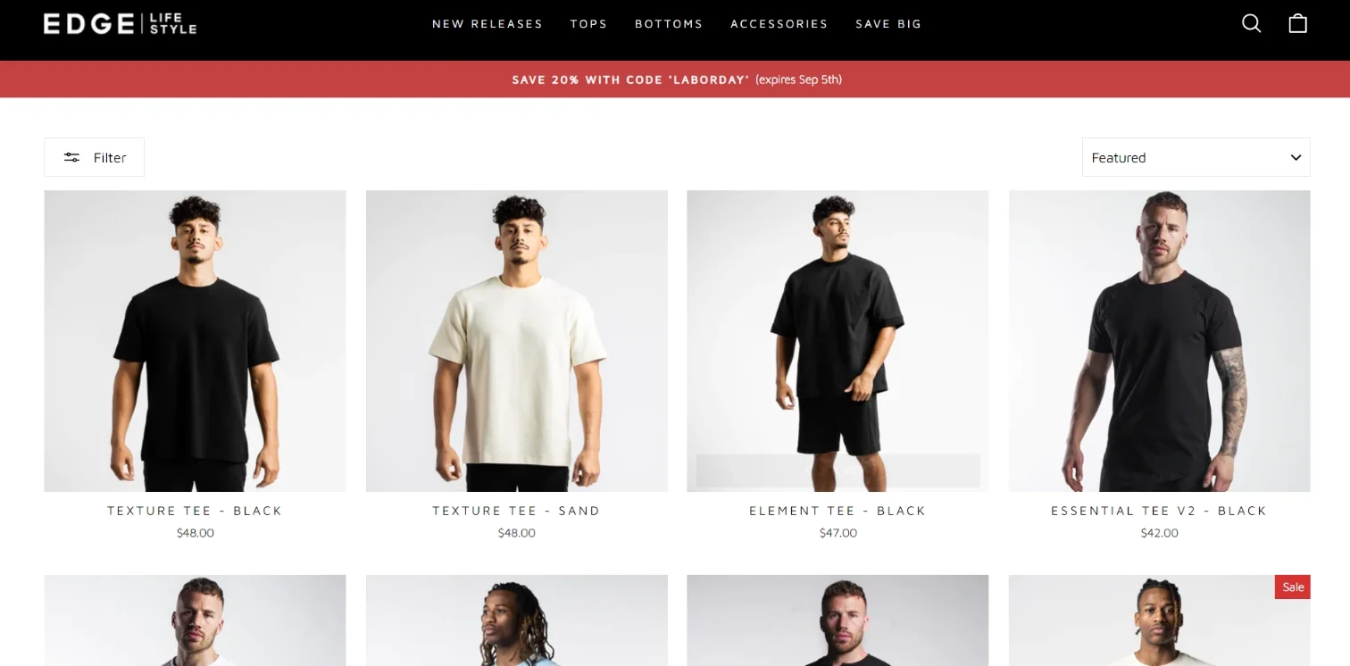 Edge Life Style Men's Fashion Store — screenshot 3